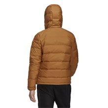 adidas Winter-Daunenjacke Helionic (wind- und wasserabweisend) braun Herren